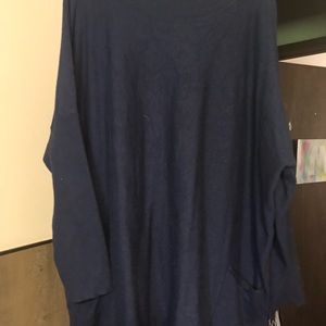 Navy tunic sweater